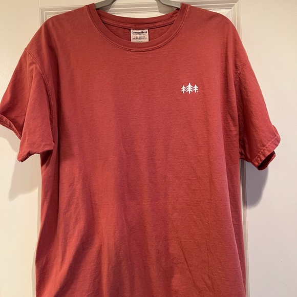 Red casual tee - Picture 4 of 4